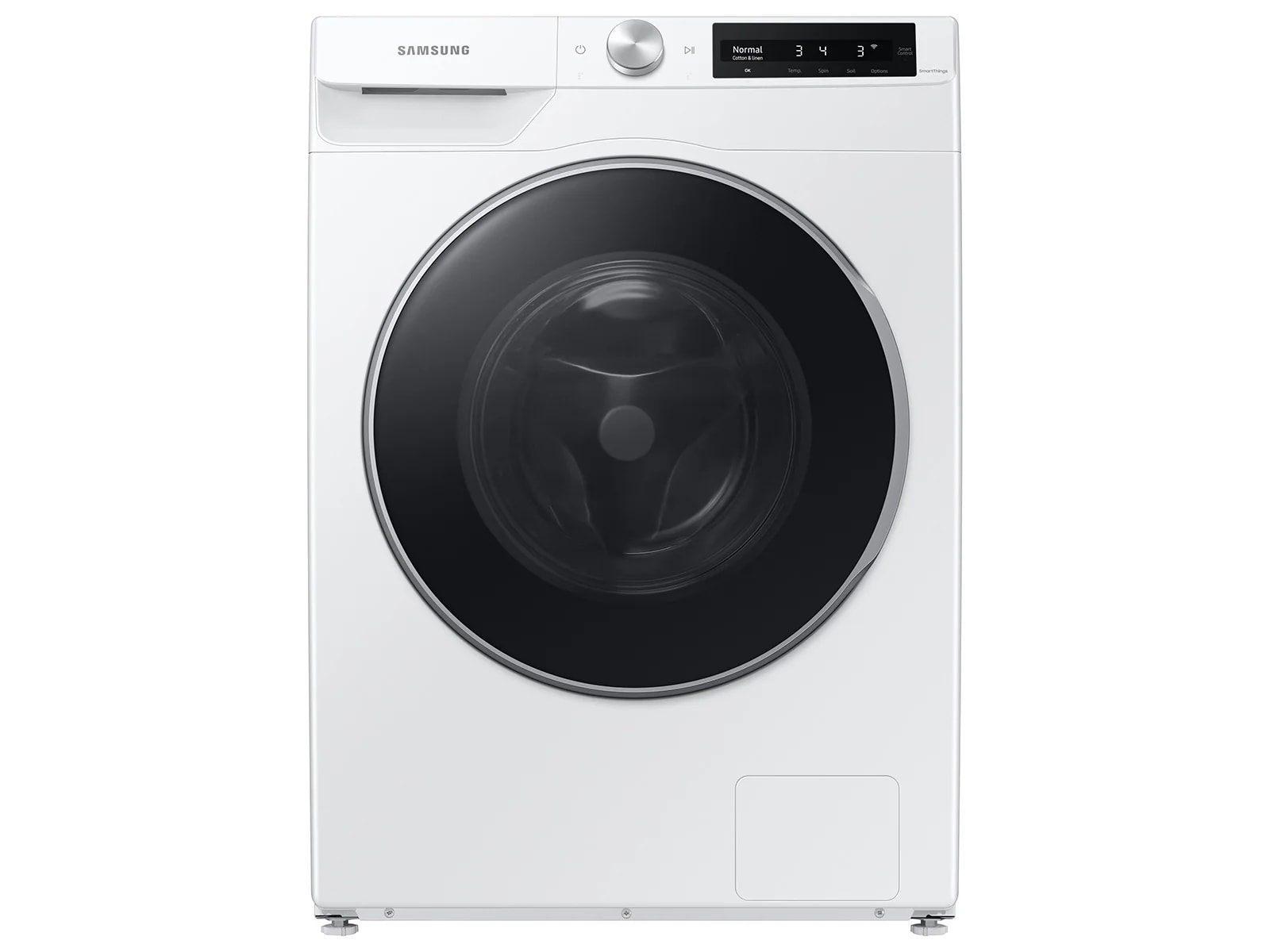 2.5 cu. ft. Compact Front Load Washer with AI Smart Dial and Super Speed Wash in White