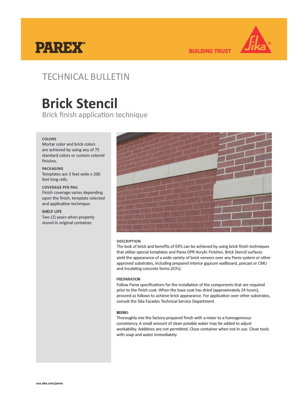 Brick Stencil