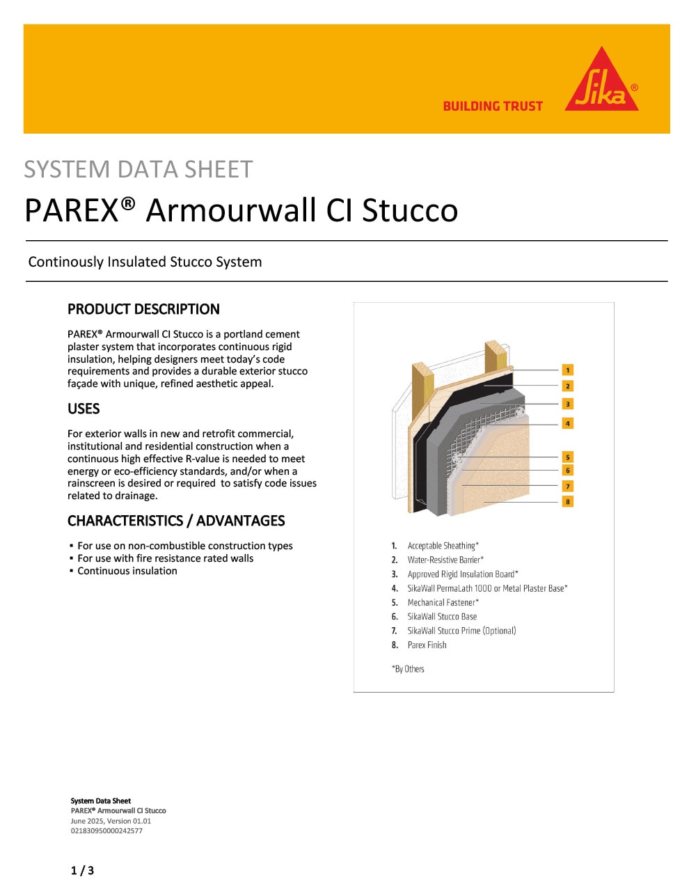 Parex Armourwall CI Stucco
