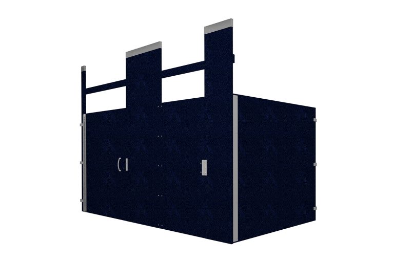 Ceiling Hung Solid Plastic Toilet Partitions