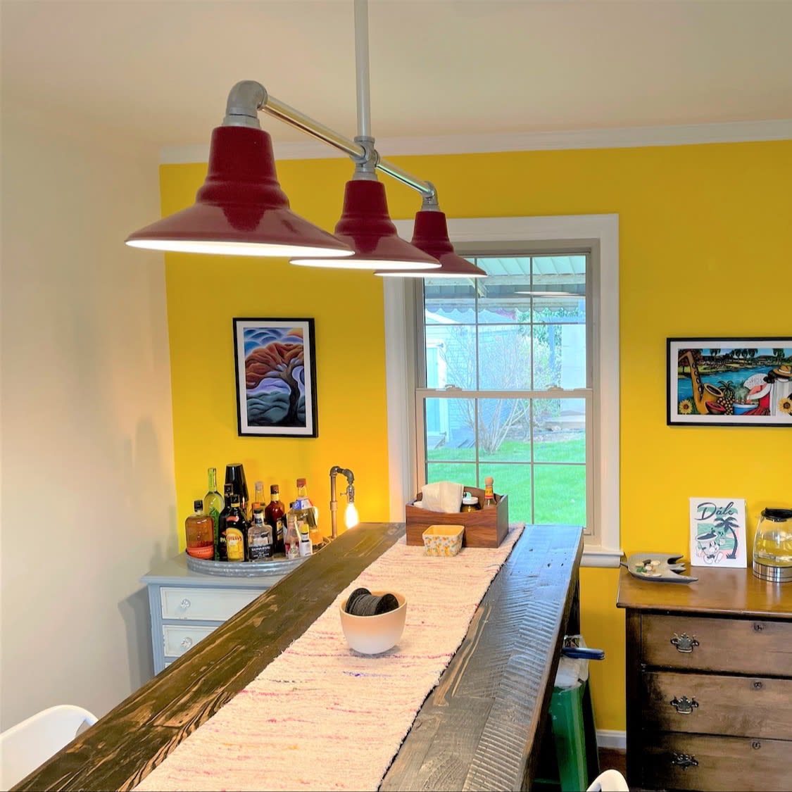 Aero 3 Light Stem Pendant Light