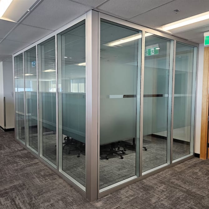 Low Glass Walls