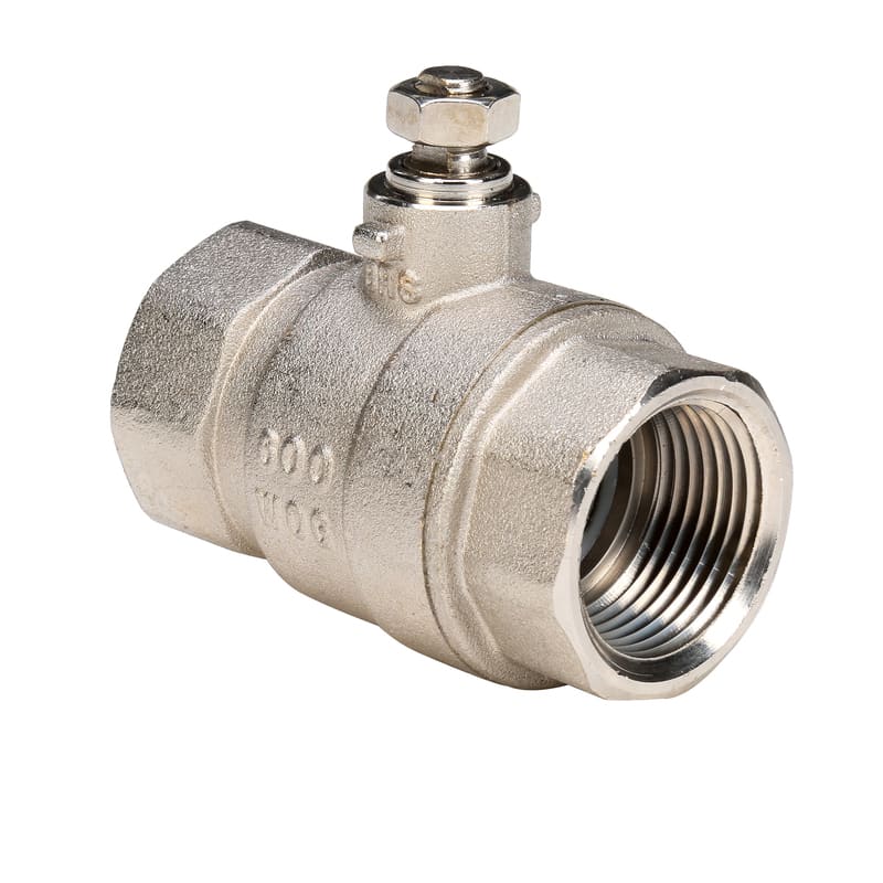 1 Chrome Plated Brass Ball Valve