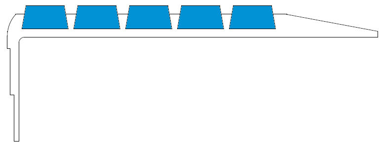 Item # 341A Anti-Slip Safety Stair Nosings