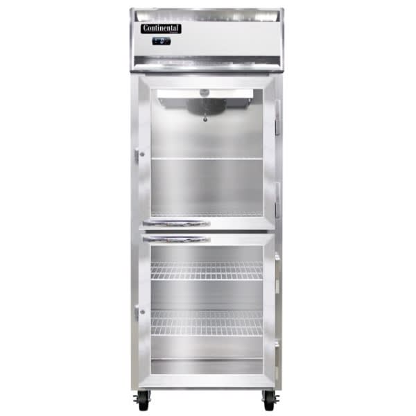 1FESNGDHD 1-Section Commercial Shallow Depth Reach-In Display Freezer