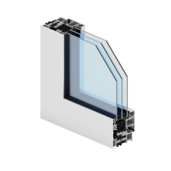 Hopper Aluminum Window