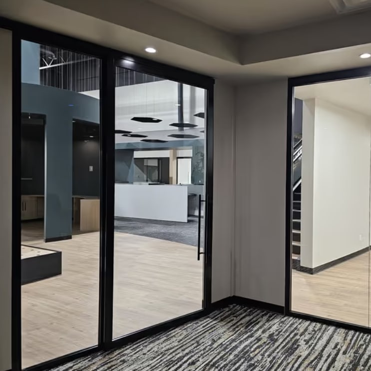 Low Glass Walls