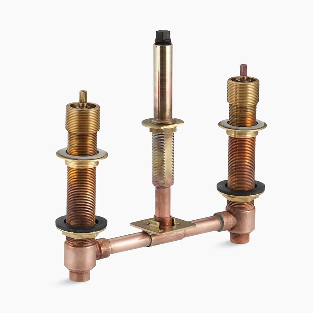 1/2" ceramic high-flow valve with rigid connections