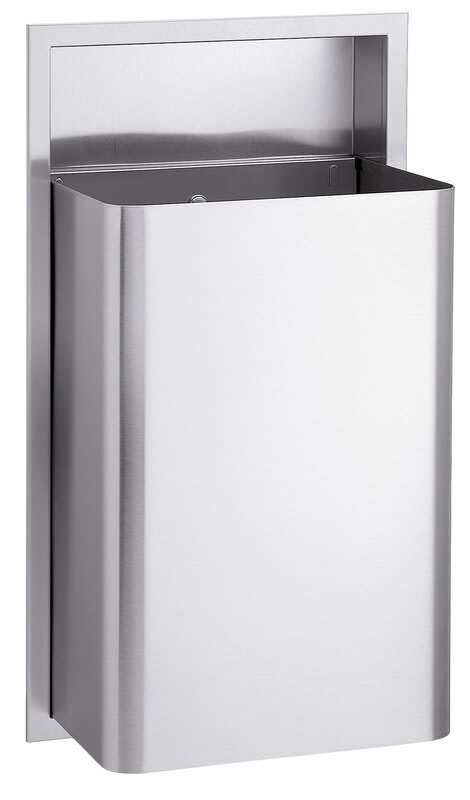 18 Gallon Waste Receptacle - Framed Semi-Recessed