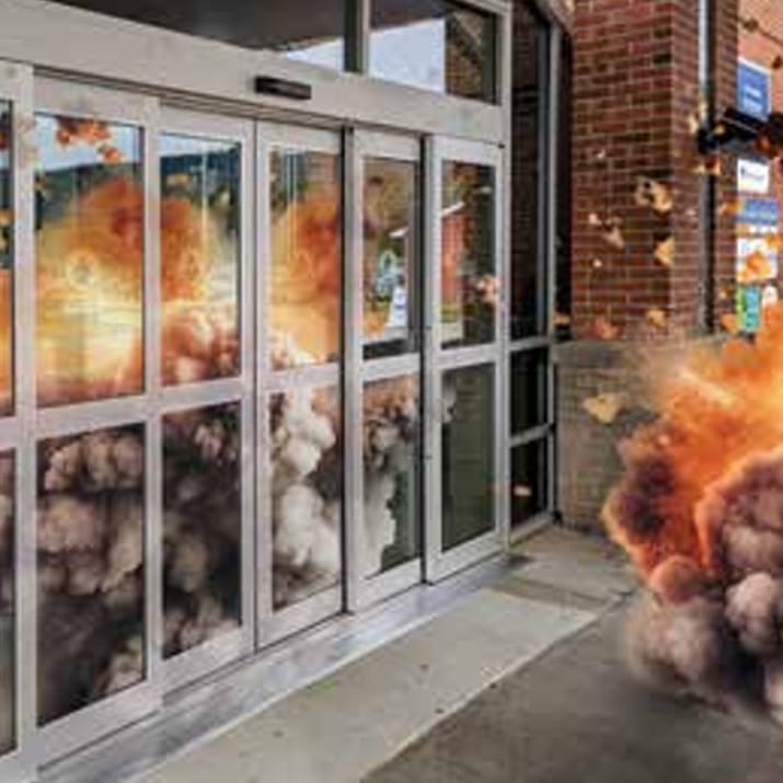 Blast Rated Slide Door