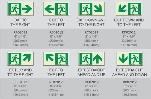 Aluminum Base Series R_02012 luminescent Path marking Signs