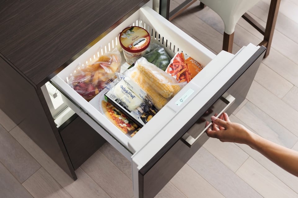 24" Designer Freezer Drawers - Panel Ready