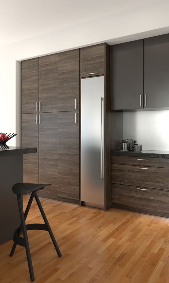 18" Designer Column Freezer with Ice Maker - Panel Ready