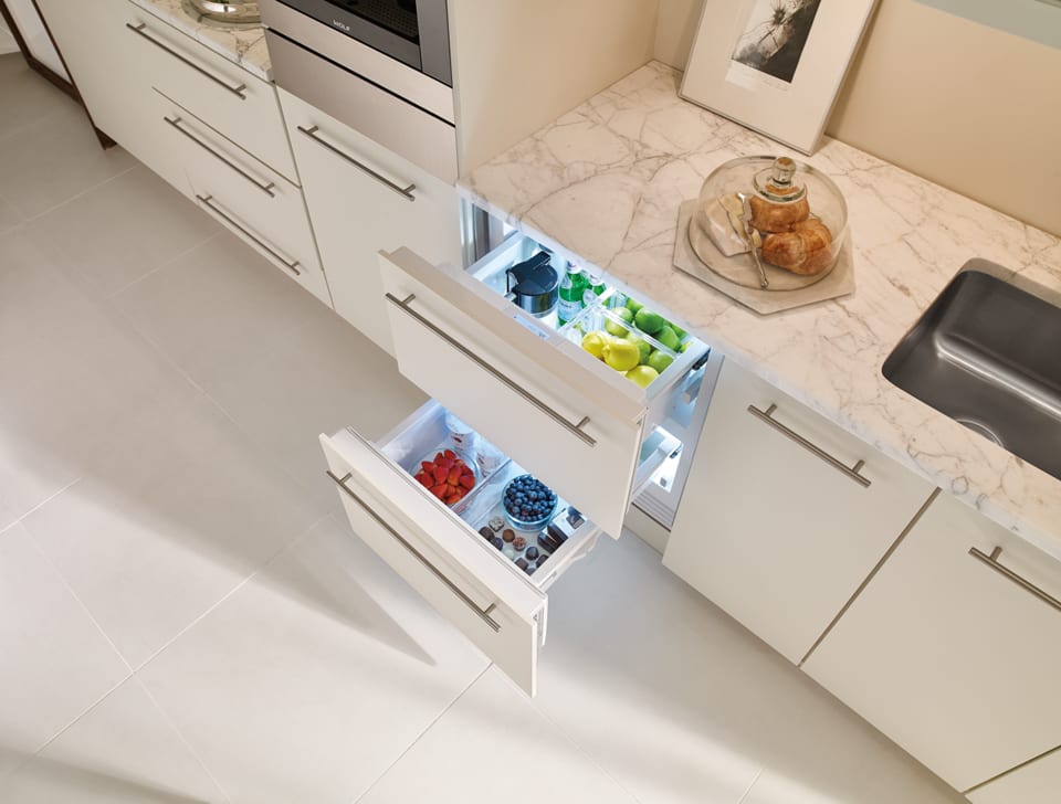 24" Designer Refrigerator Drawers - Panel Ready