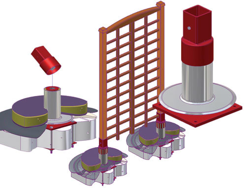 ARS-200 Trellis Roof Supports