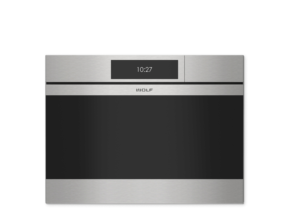 24" M Series Contemporary Stainless Steel Handleless Convection Steam Oven