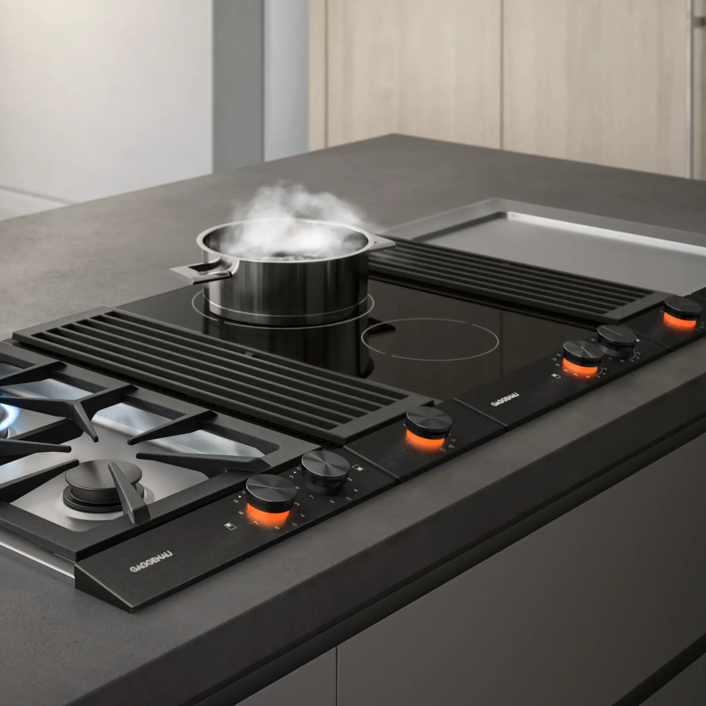 200 Series Vario Gas Cooktop 24" Natural Gas 15 mbar
