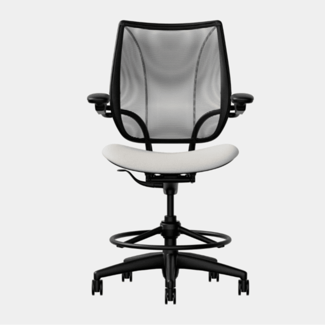 Liberty Task Stool with Mesh Backrest