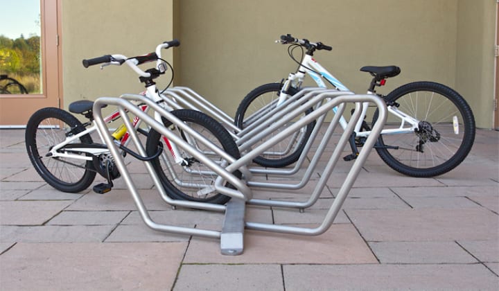 Plaza Jr™ High Density Bike Rack