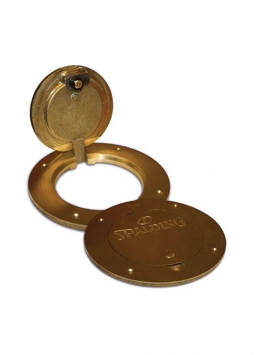 Locking Brass Floor Plate/Sleeve