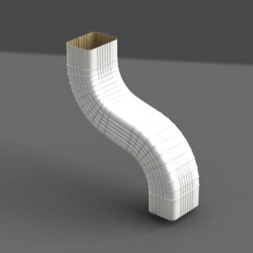 Corrugated Downspout