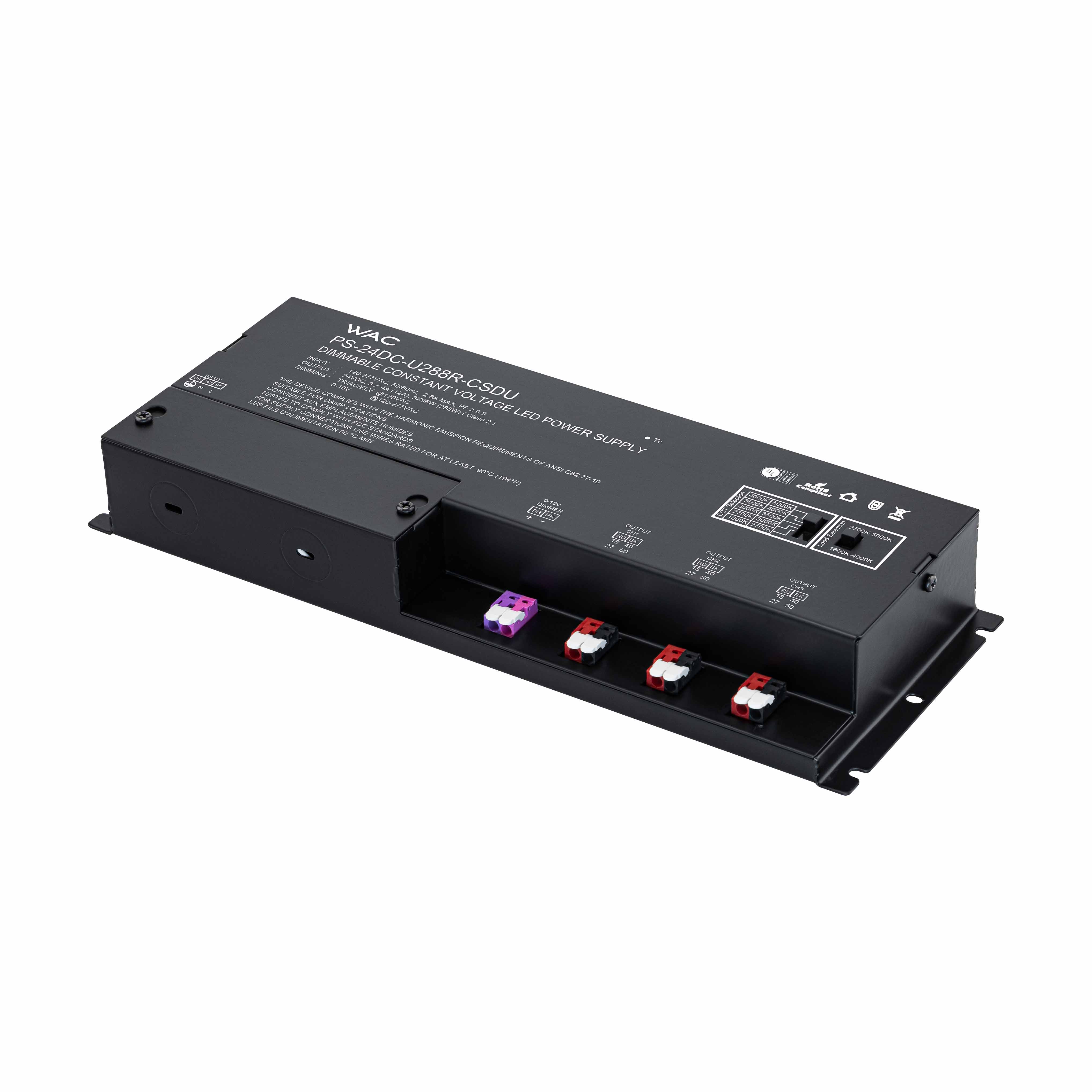 288W, 120-277VAC/24VDC Remote Power Supply for Duet Technology