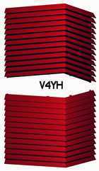 4" Deep Sight Proof Chevron Blade Screen