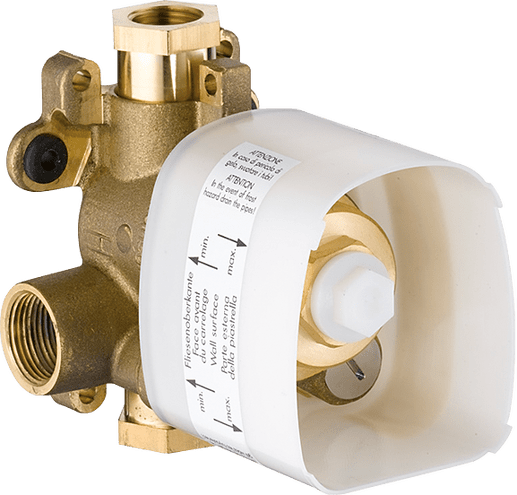 AXOR ShowerSolutions Rough, Thermostatic Trim 5"x5", without Service Stops
