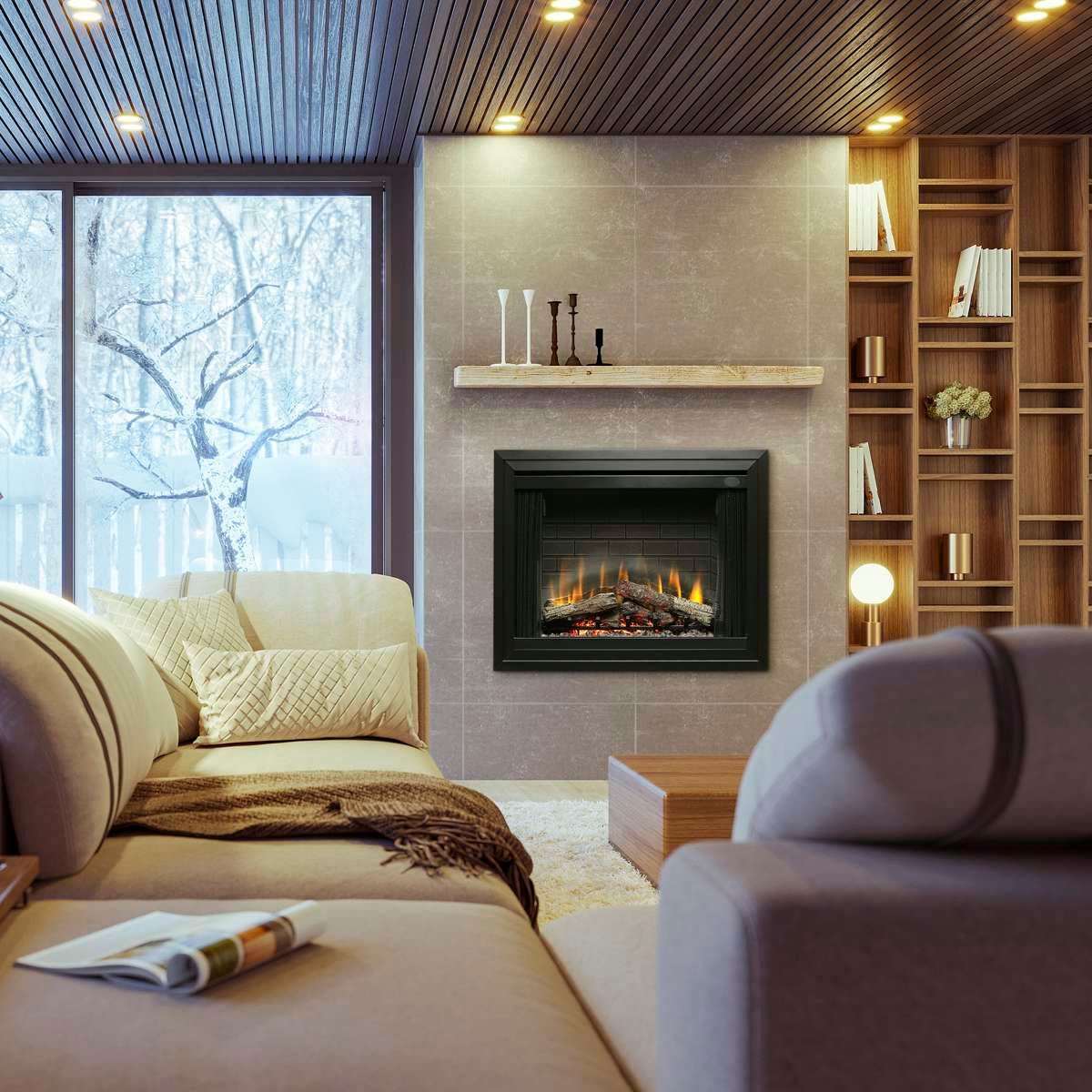 BF Deluxe 39" Built-In Electric Firebox