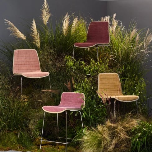 Andaz Mid Back Upholstered Stool