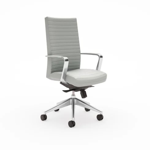 Cadre High Back Swivel - Channel Stitched