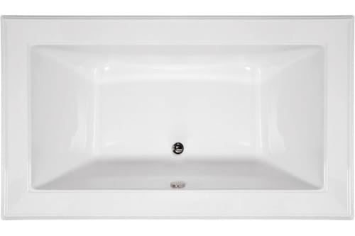 Angel Rectangle Bathtub Center Drain