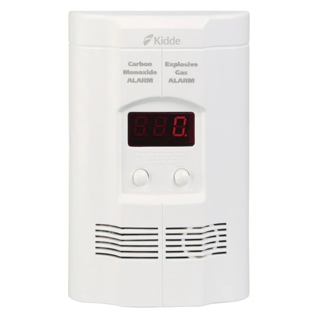 AC Plug-in Operated Carbon Monoxide and Explosive Gas Alarm with Digital Display