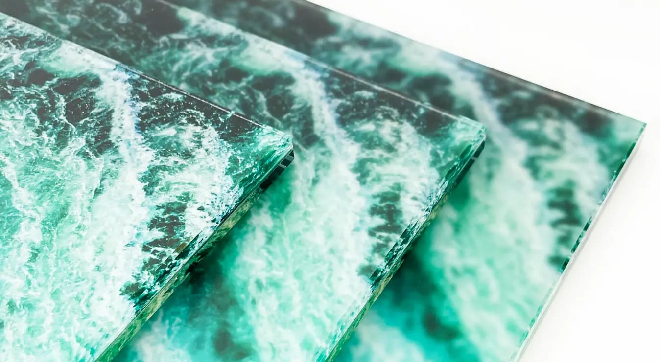 Acid Etched Glass