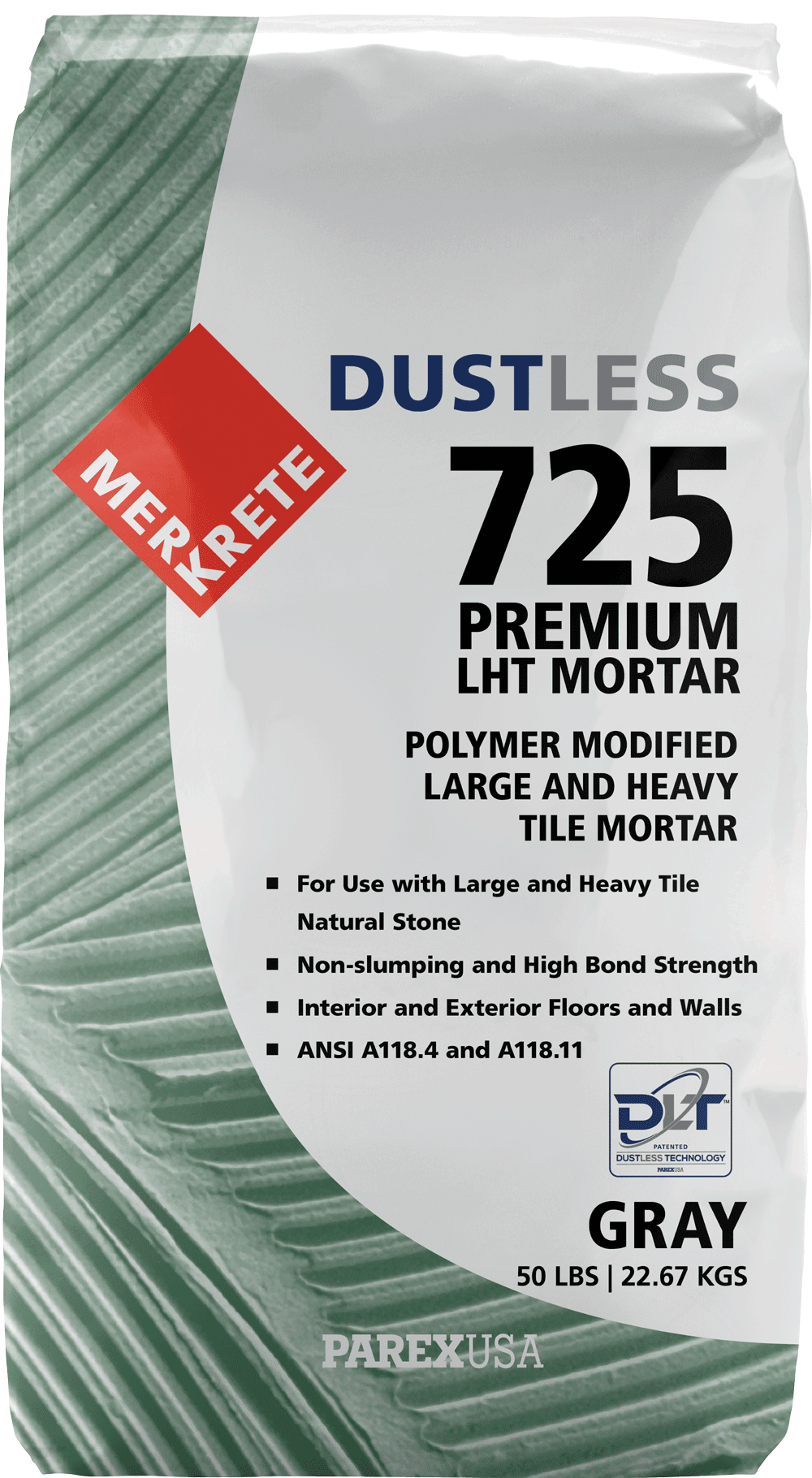 725 DUSTLESS Premium LHT Mortar