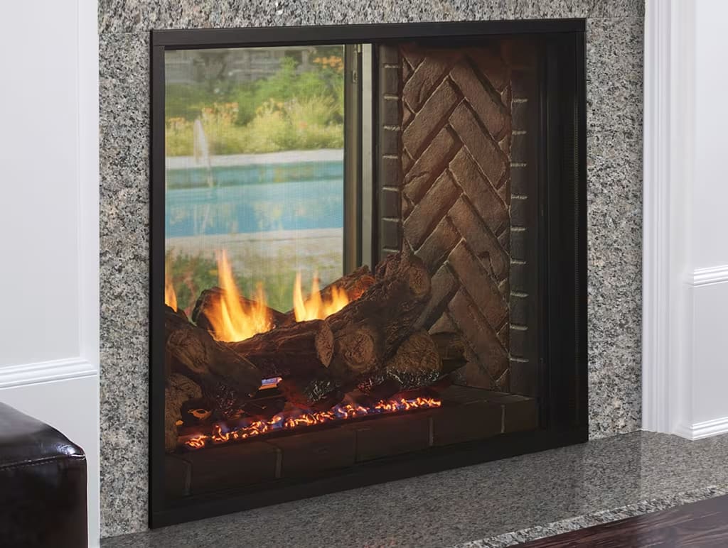 Fortress See-Through Gas Fireplace