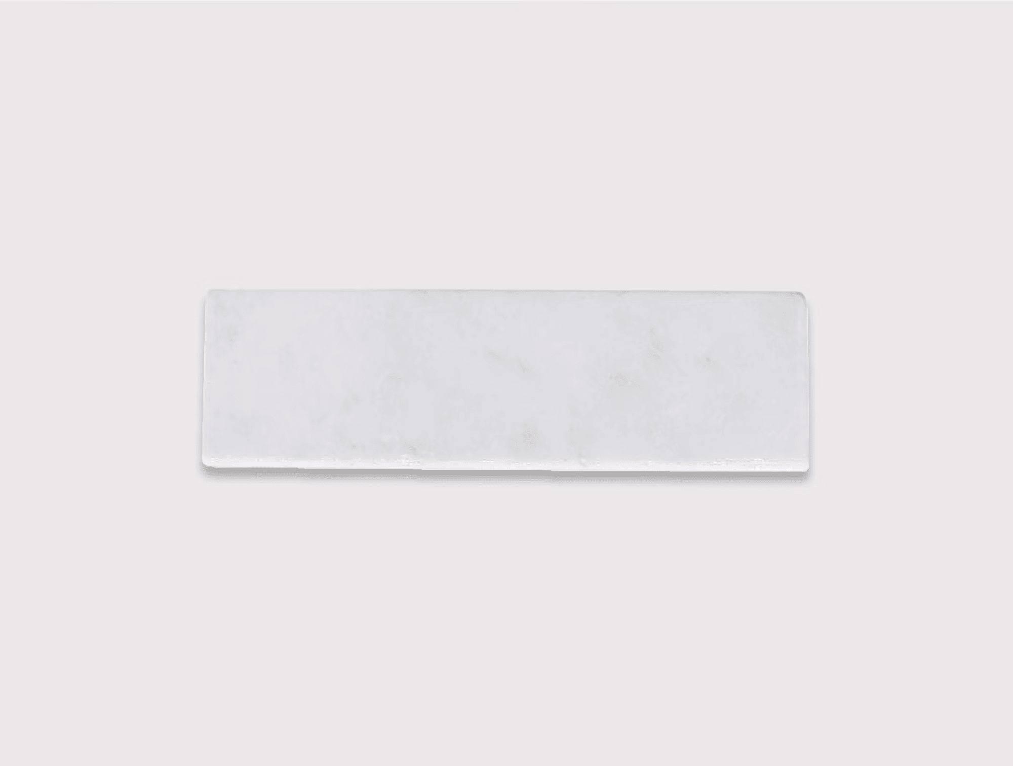 Aged Marble Empress White 3" x 12"