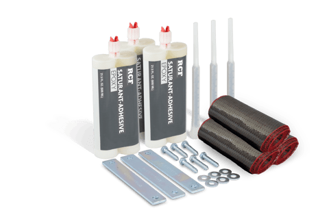 10-FT KIT BOWED WALL REPAIR UNIDIRECTIONAL VERTICAL 400GSM