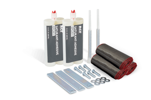 8-FT KIT BOWED WALL REPAIR UNIDIRECTIONAL VERTICAL 400GSM
