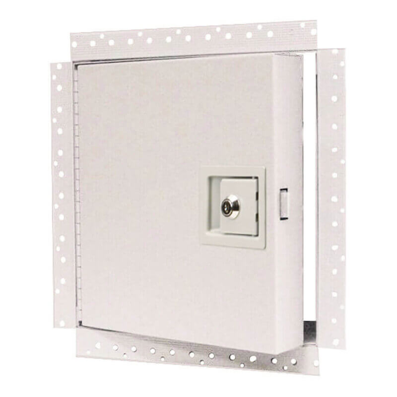 10 x 10 Fire-Rated Access Door with Drywall Flange and Key Lock WB FRU-DW 820 Ultra Series
