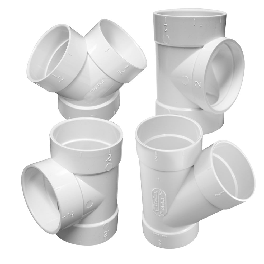 Central Vacuum Wyes and Tees