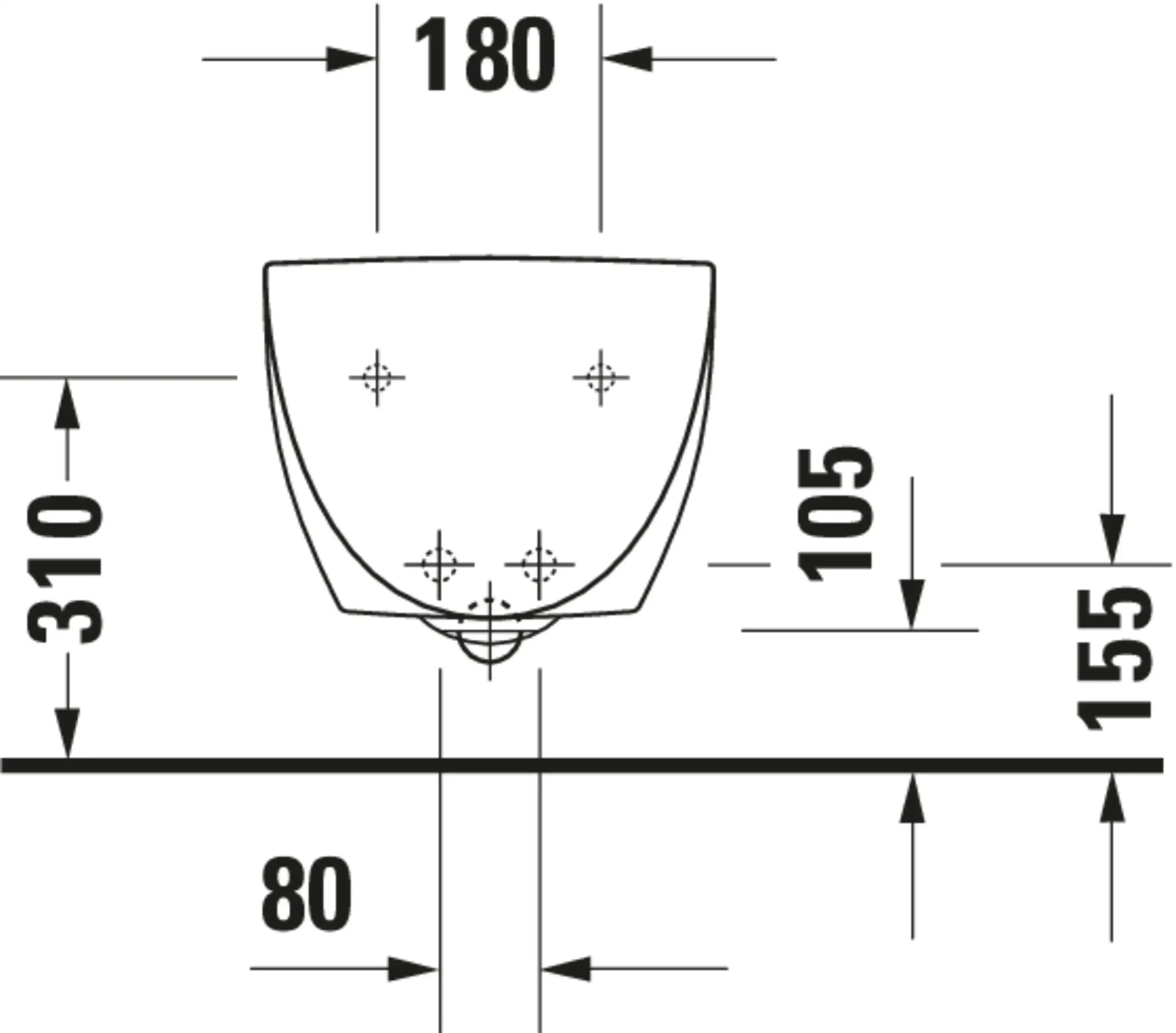 Architec Wall-mounted bidet
