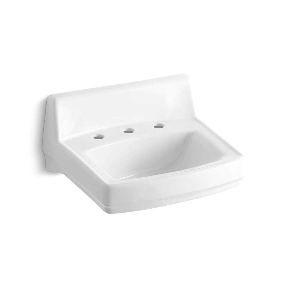 20-3/4" x 18-1/4" Wall-Mount/Concealed Arm Carrier Bathroom Sink