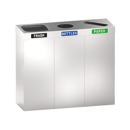 3-Bin Recycling Station