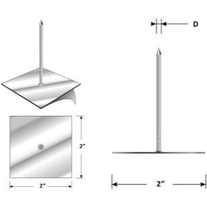 Self Adhering Tactoo® Insulation Hangers