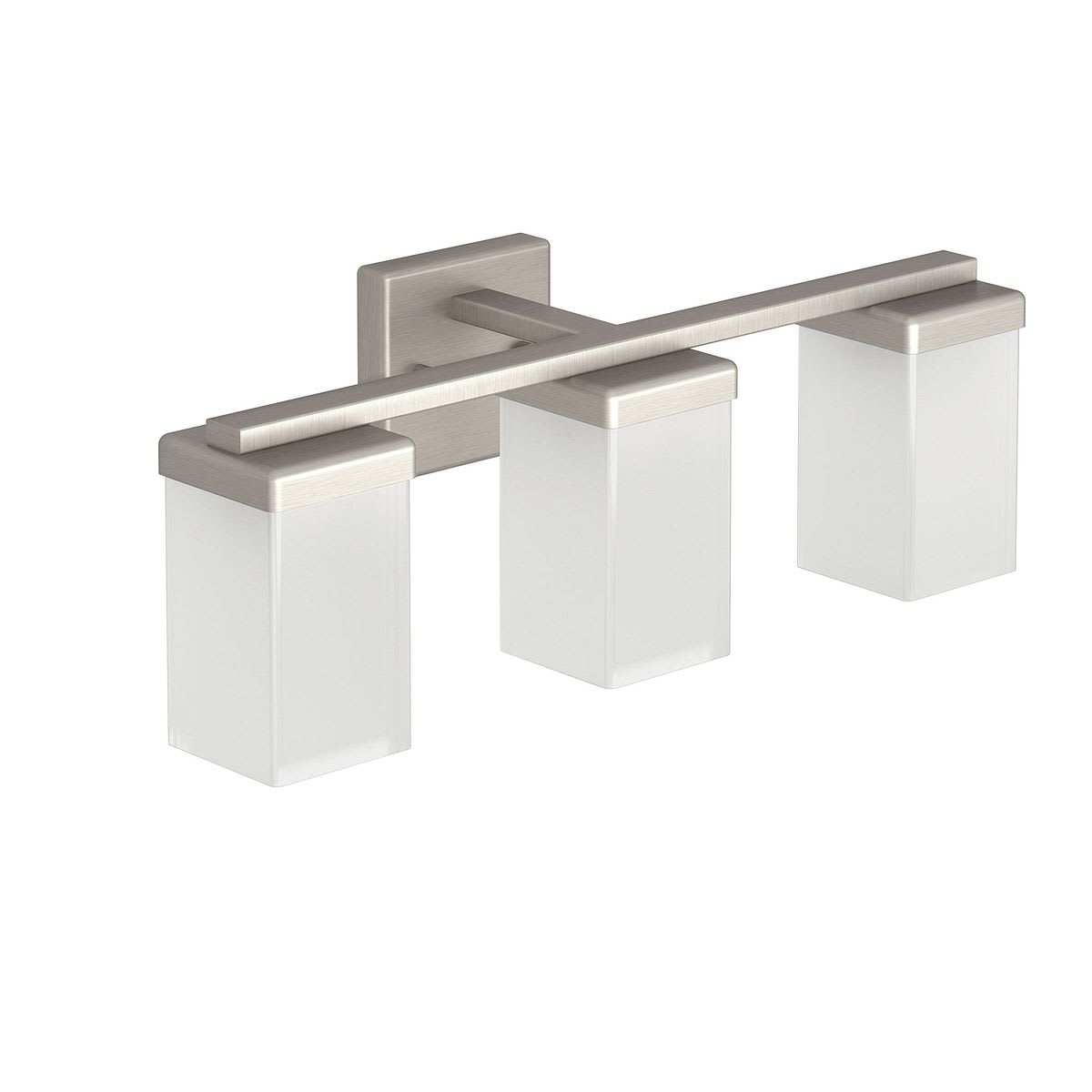 90 Degree Brushed nickel Bath Light