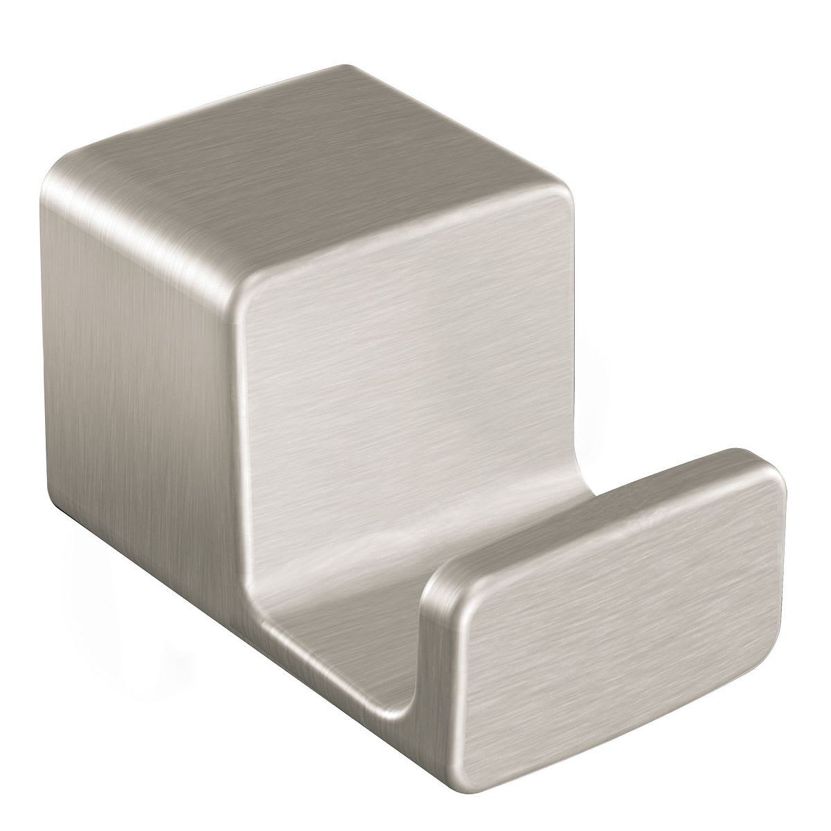 90 Degree Brushed nickel Single Robe Hook