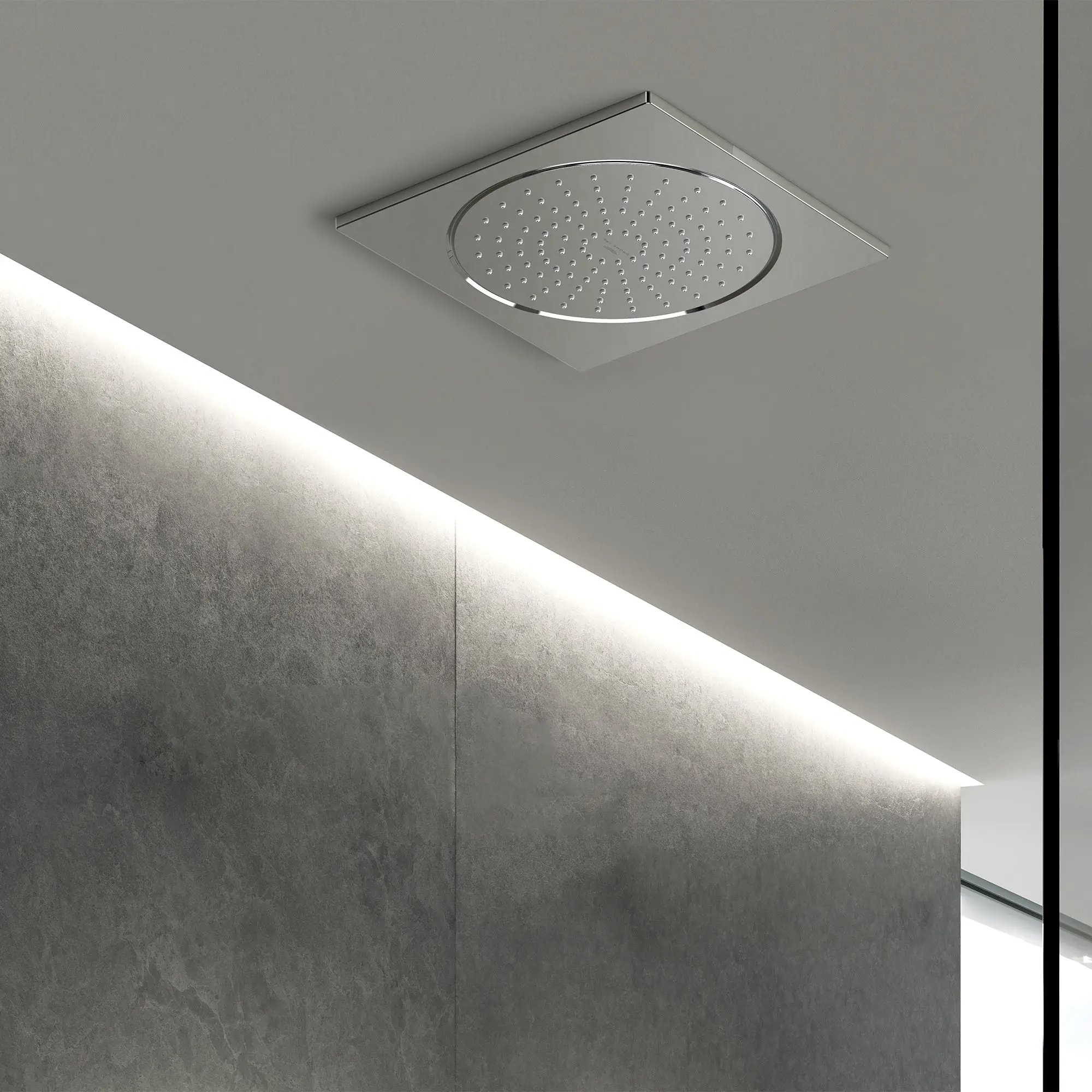 10" Ceiling Shower Head - 1 Spray, 1.75 GPM (6.6 L/min)