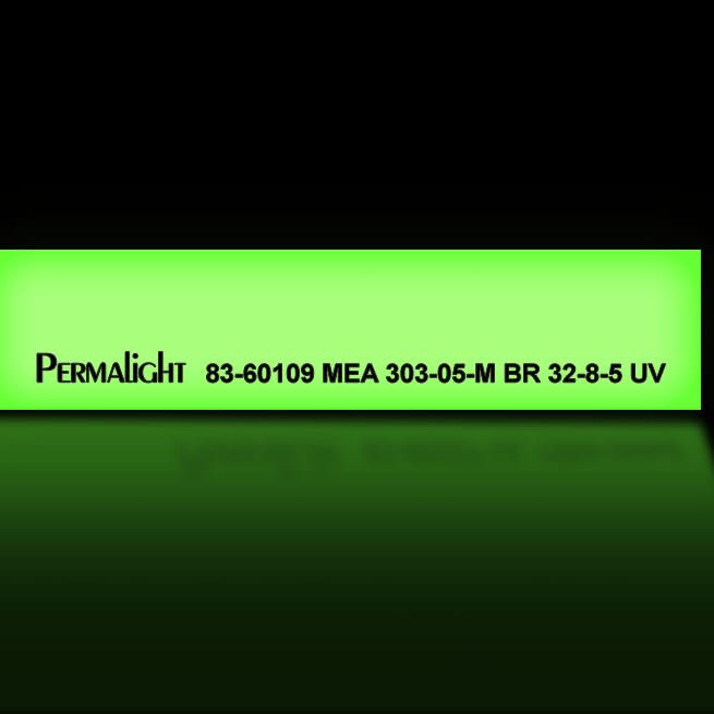 Permalight Vinyl Marking Strip, MEA-Certified, Self-Adhesive (1 in x 48 in)