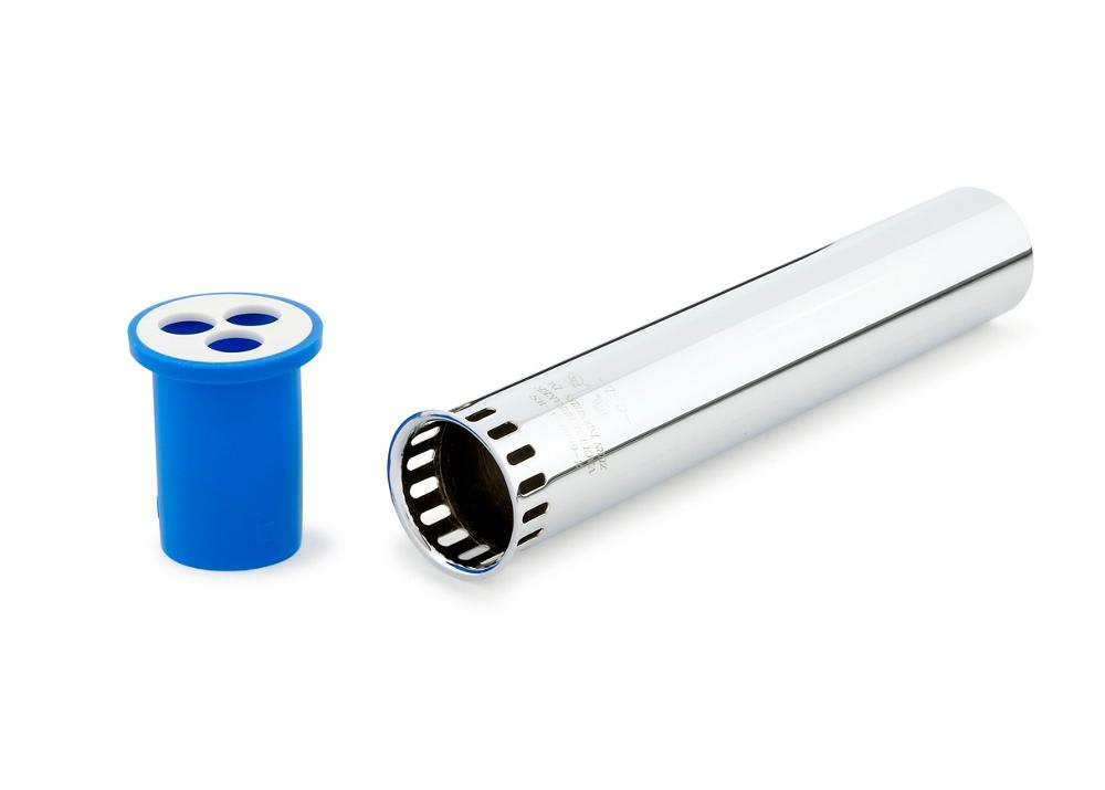 1 ½” X 8 ½” Vacuum Breaker/Backflow Preventer with Flush Tube in Polished Chrome Finish